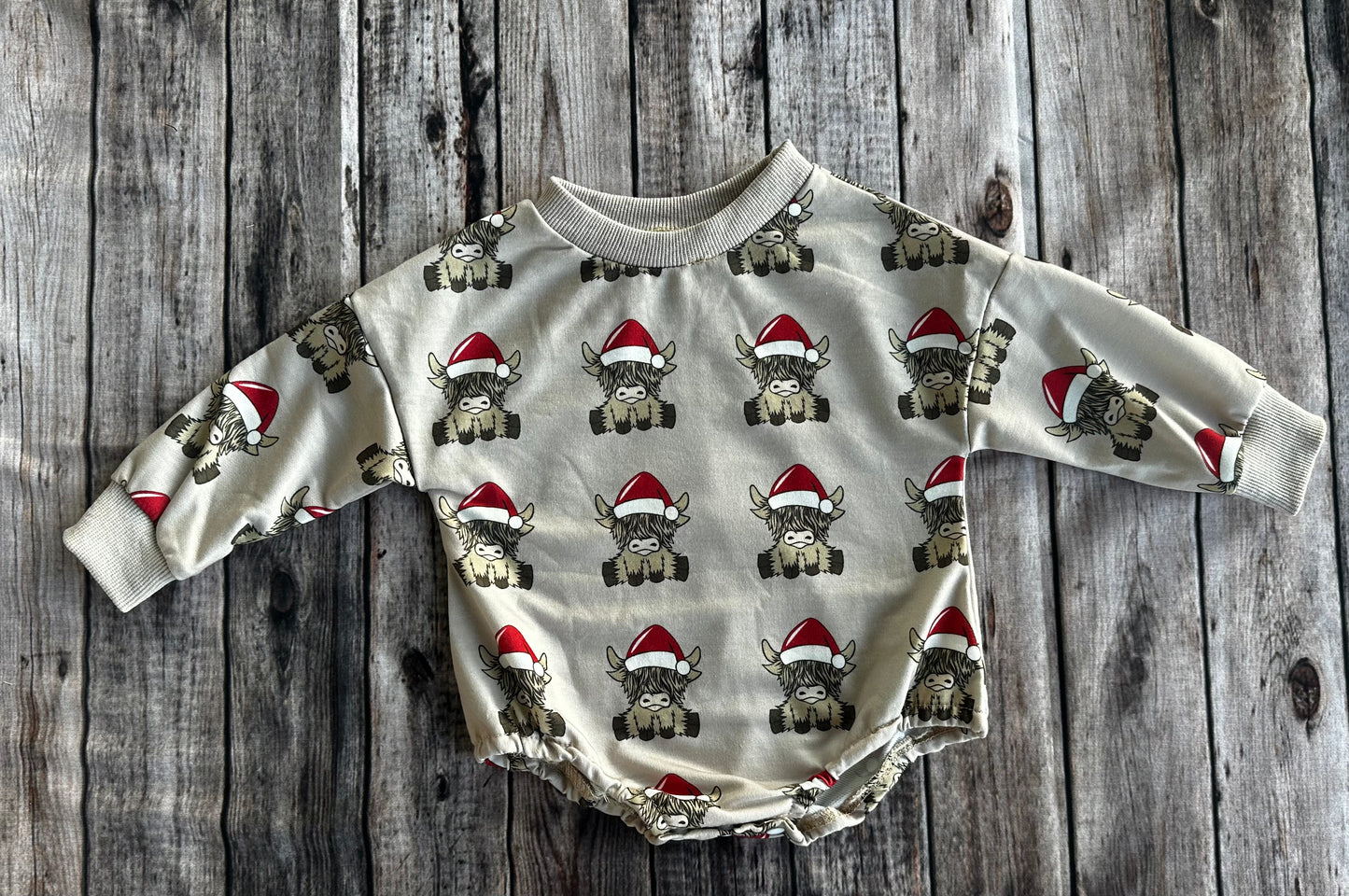 SNS Santa Cow Onesie