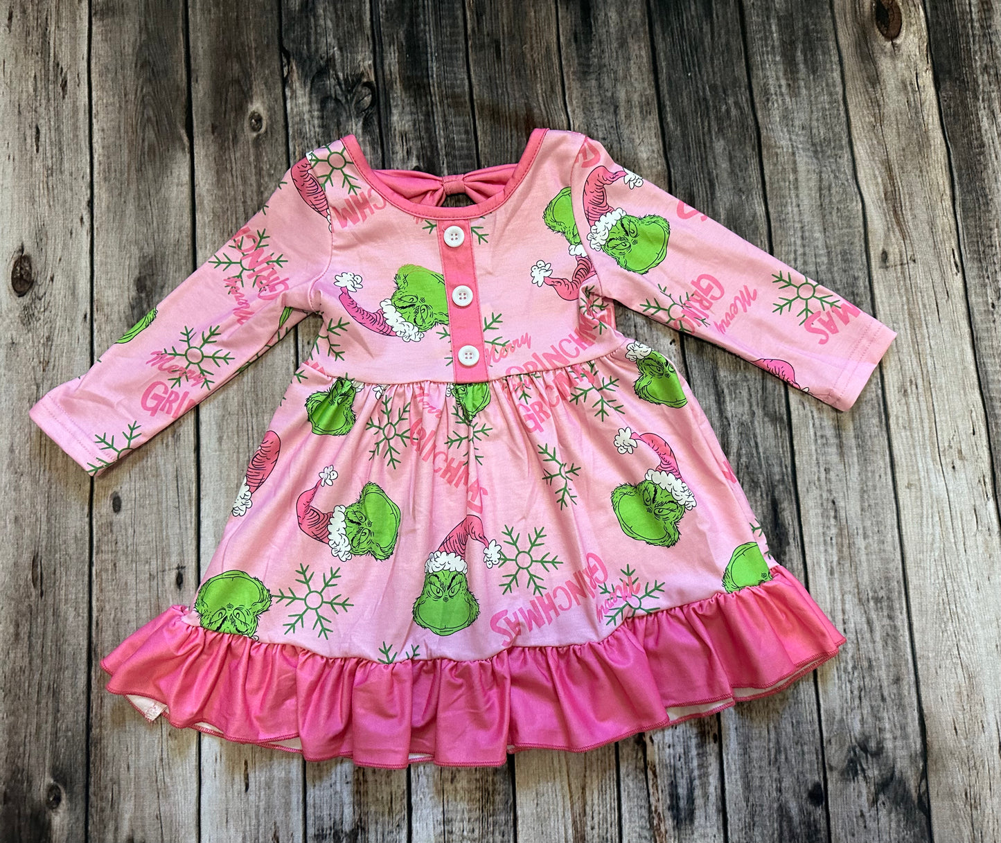 SNS Pink Grinchmas Dress