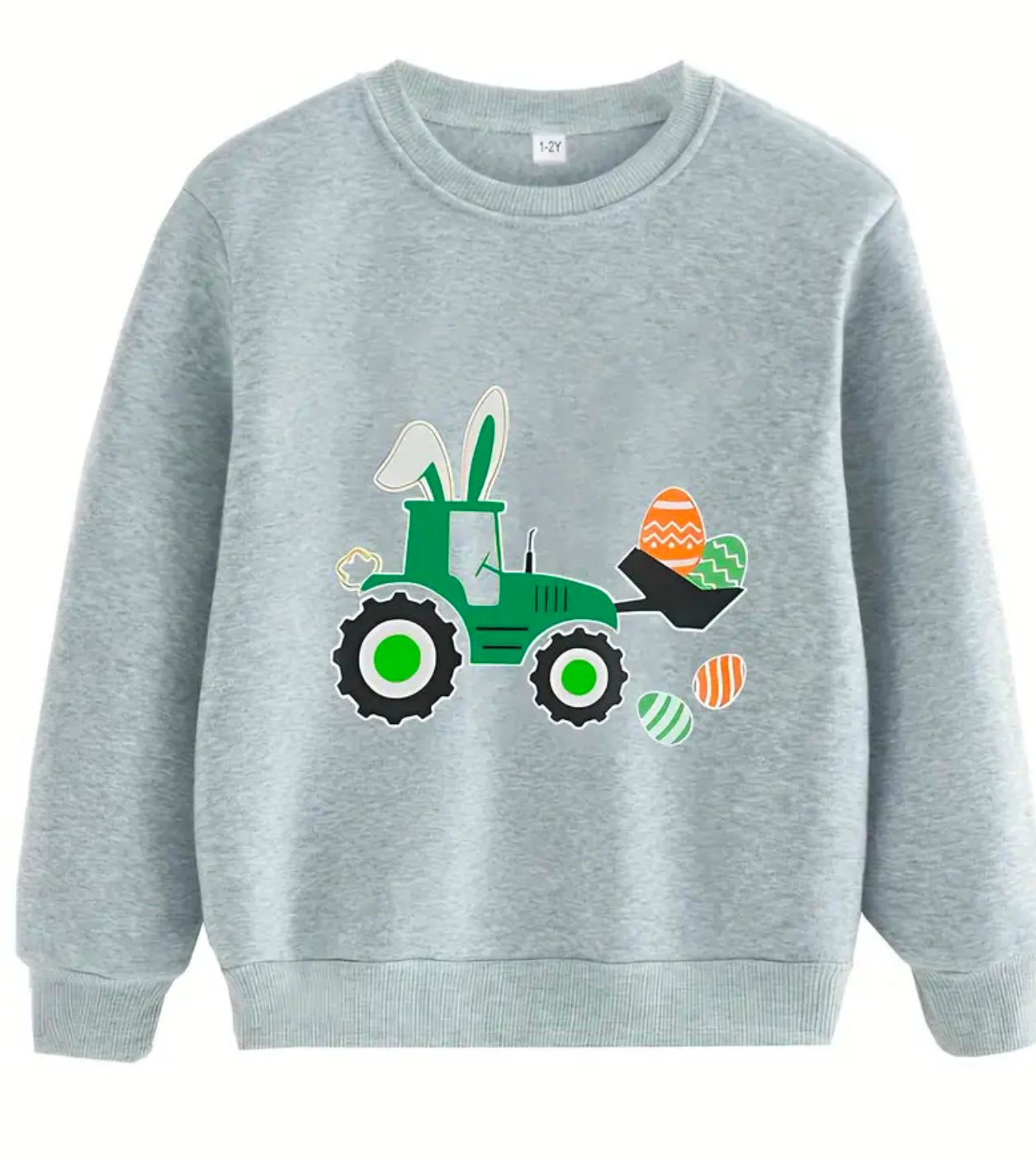 SNS Easter Egg Tractor Graphic Sweatshirt