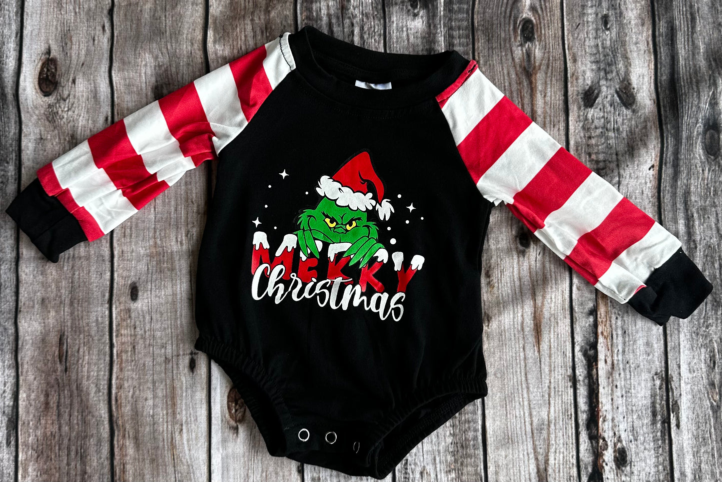 SNS Merry Christmas Grinch Onesie