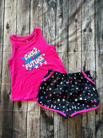Under Armour Girls Are The Future Pink Set