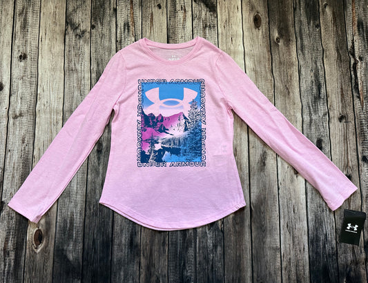 Under Armour Pink Mountain Long Sleeve Tshirt