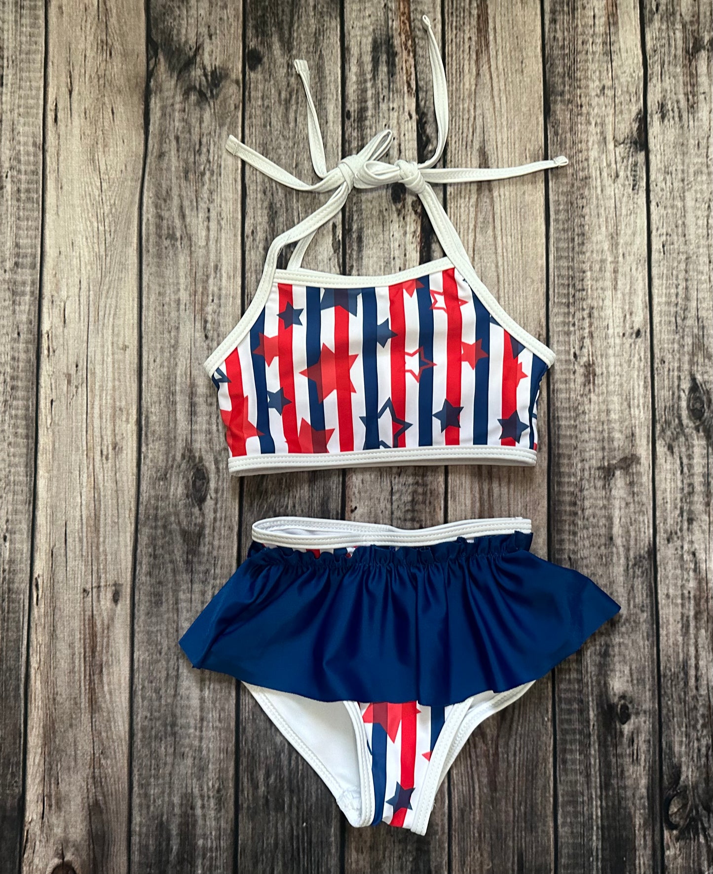 SNS Patriotic 2 Piece Swimsuit