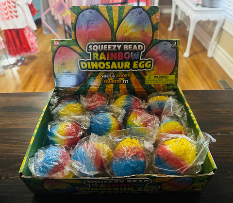 Squeezy Bead Dinosaur Eggs