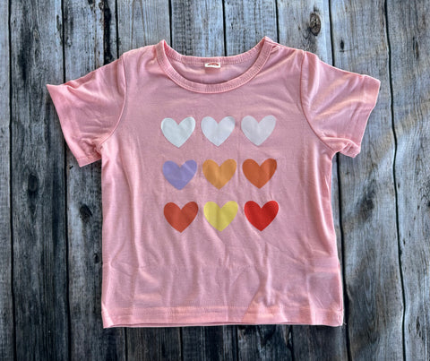 SNS Heart Graphic Top