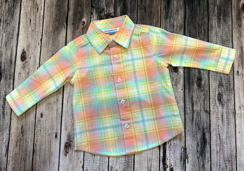 Rugged Butts Pastel Button Down Shirt