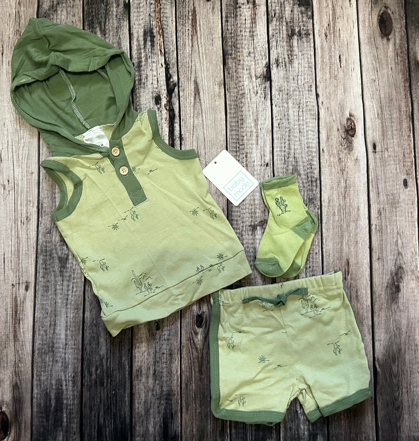 Baby Mode Cactus 3 Piece Set