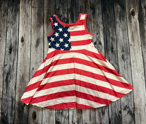 American Flag Twirl Dress