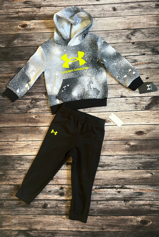 Under Armour Neon Splatter Hoodie Set