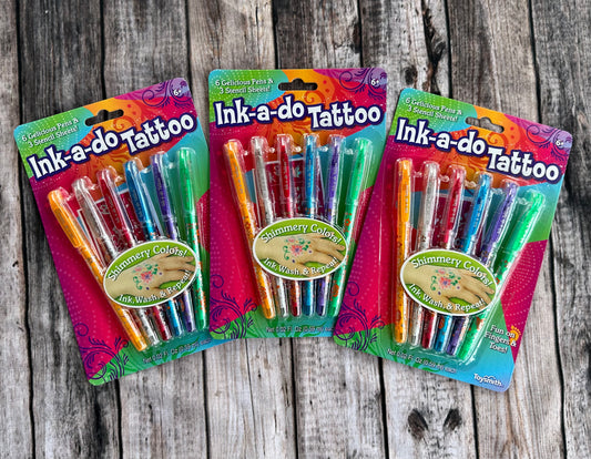 Toysmith Ink-A-do Tatoo Gel Pens