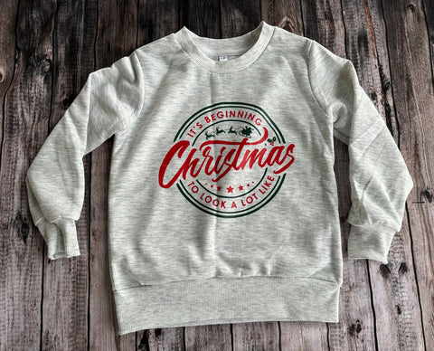 SNS It's Beginning to Look a lot like Christmas Graphic Sweatshirt