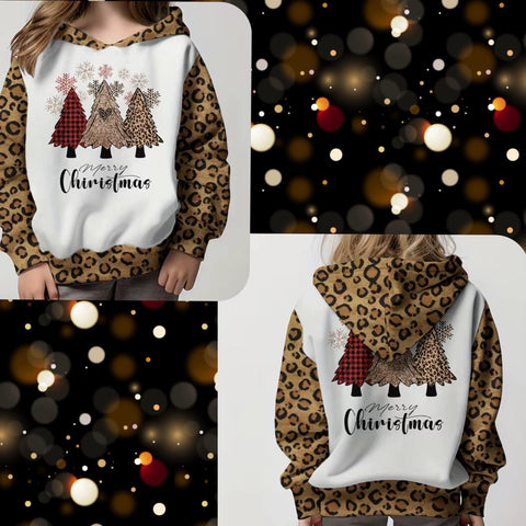 SNS Merry Christmas Leopard Sweatshirt