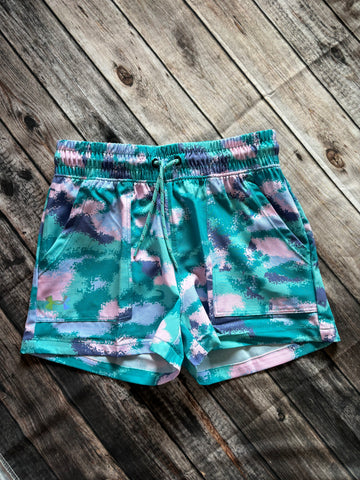Under Armour Pink & Teal Shorts