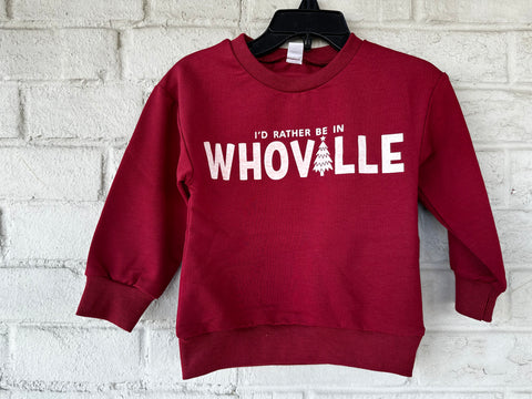 SNS I'd Rather Be In Whoville Crew Top