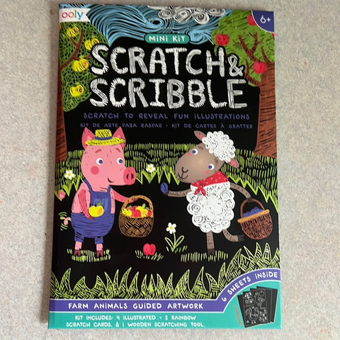 OOLY Farm Scratch & Scribble