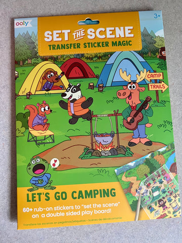 OOLY Camping Transfer Sticker Kit