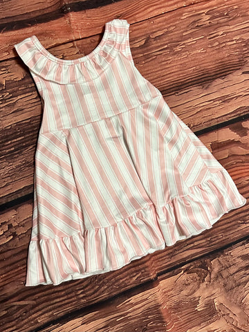 SNS Pink Striped Dress